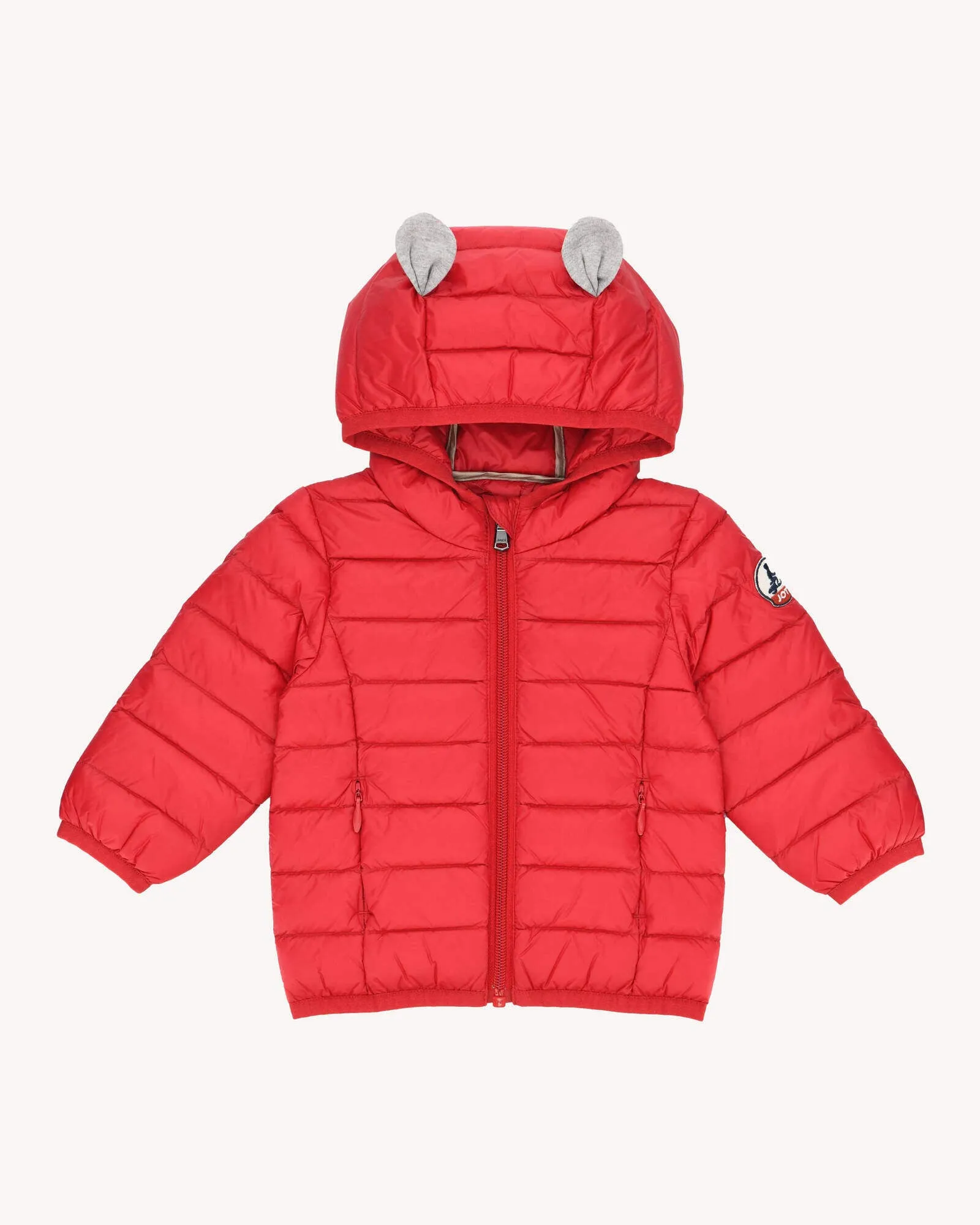 Red Hooded Down Jacket baby Mael