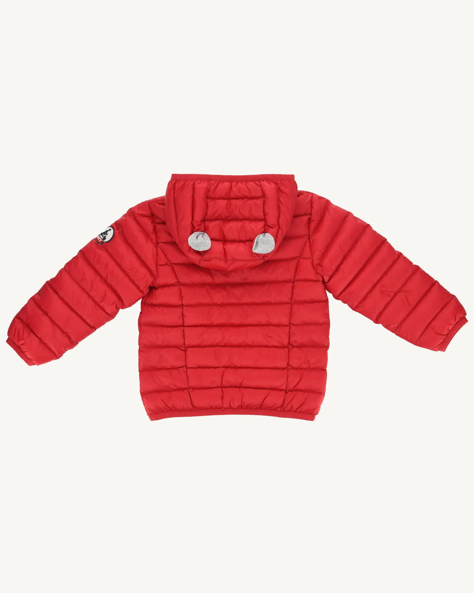 Red Hooded Down Jacket baby Mael