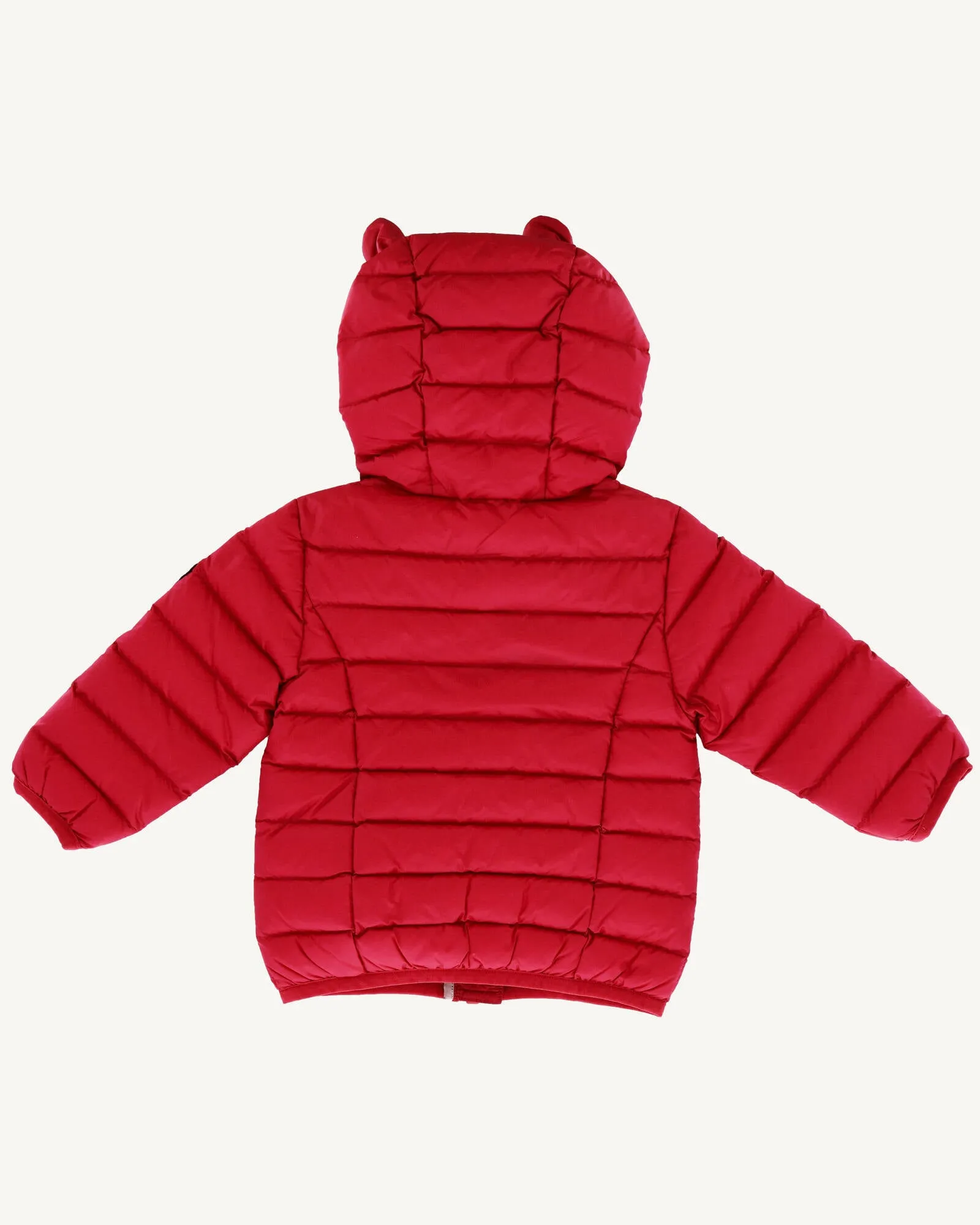 Red Hooded Down Jacket baby Mael