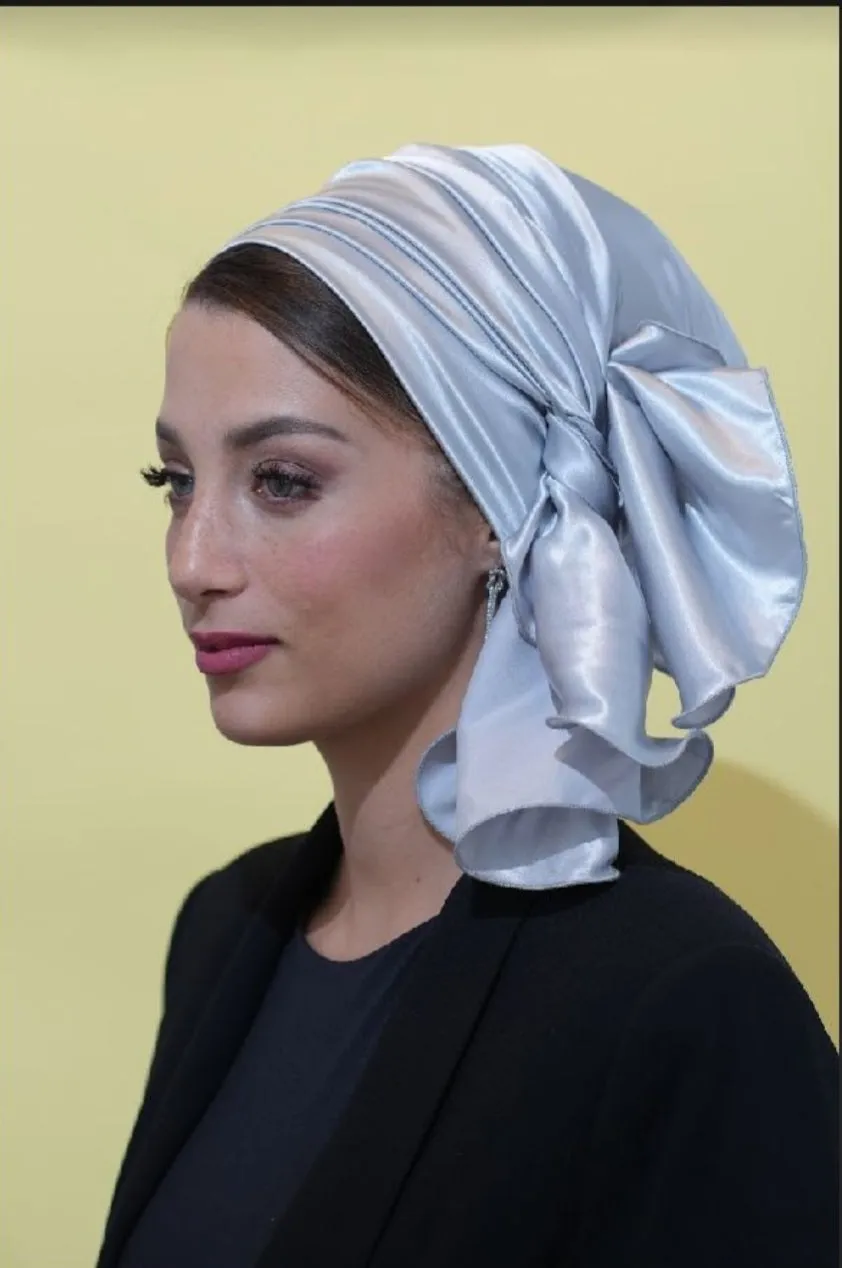 Rinati Lakel Silk Scarf with Scrunchie