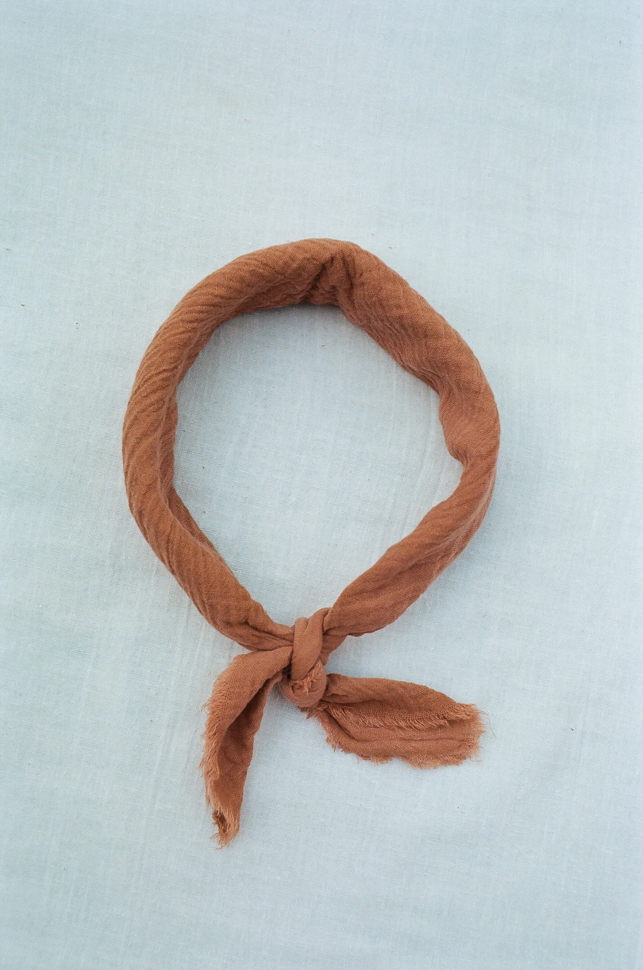 Rust Organic Cotton Plant Dyed Bandana