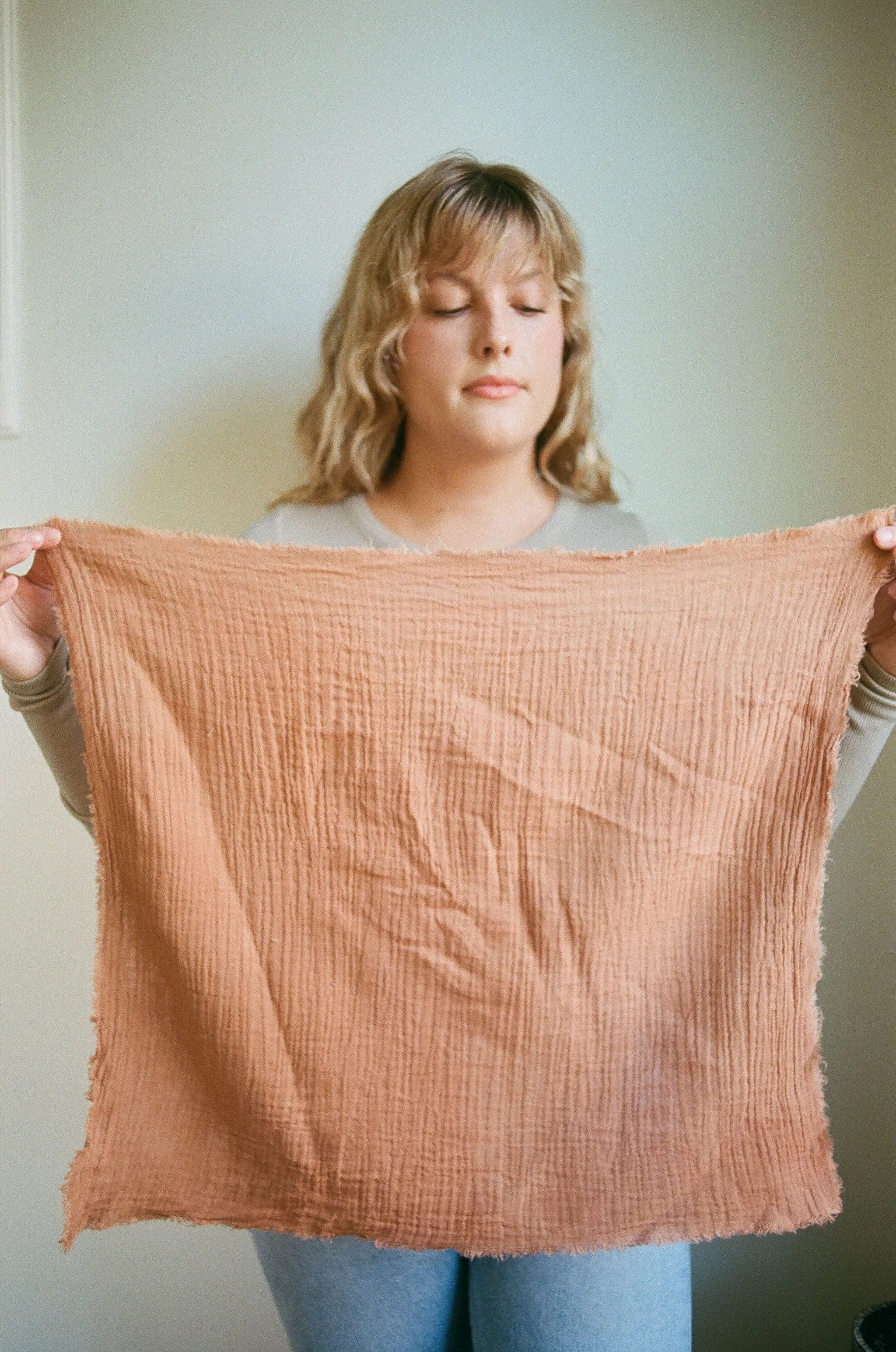 Rust Organic Cotton Plant Dyed Bandana