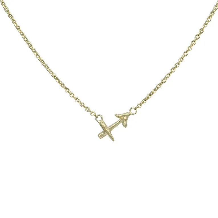 Sagittarius Gold Vermeil Necklace