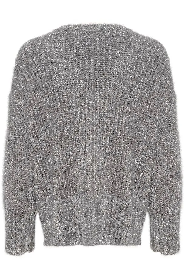 Saint Tropez Halfa Cardigan in Silver