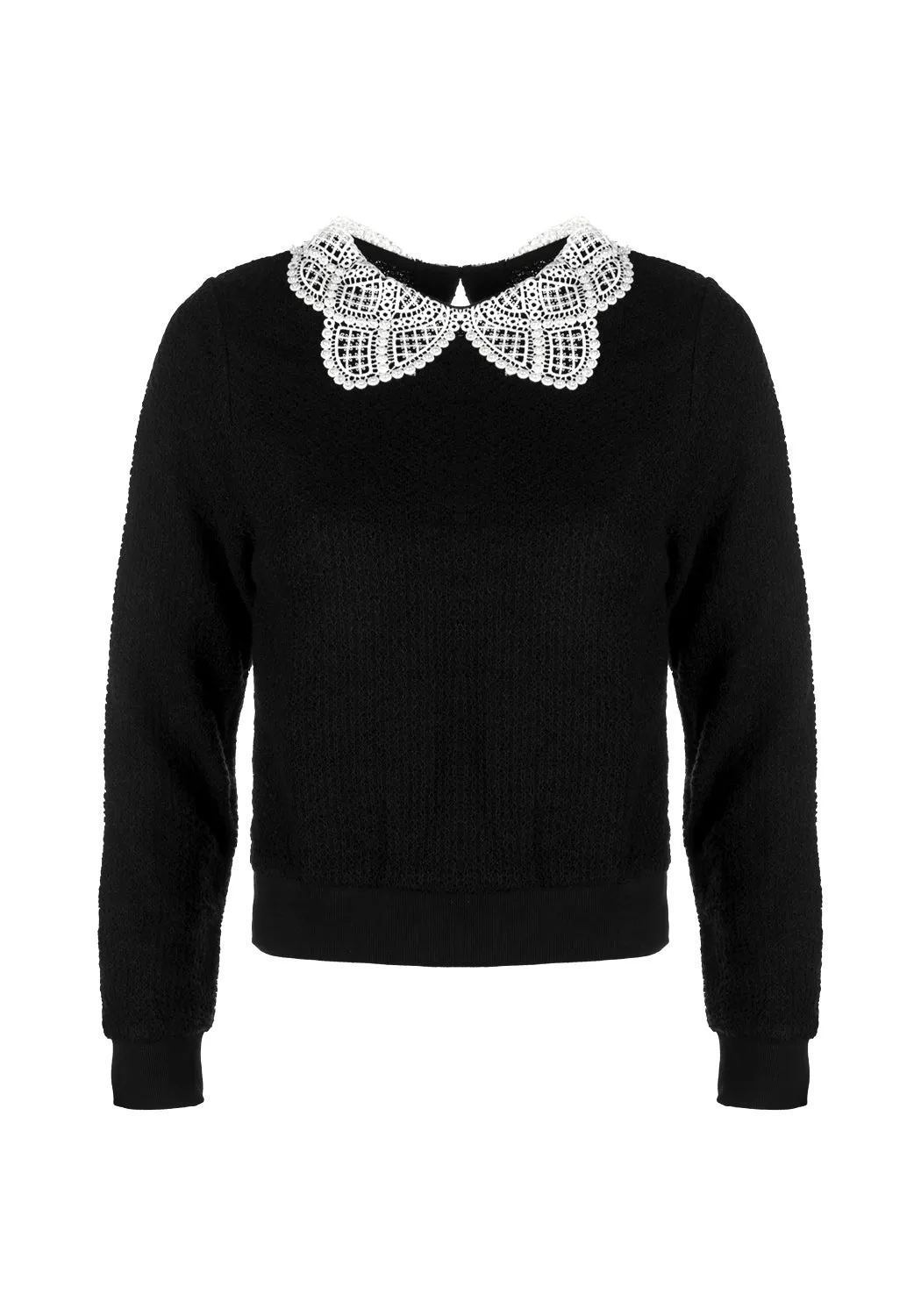 Sanctum Lace Collar Jumper