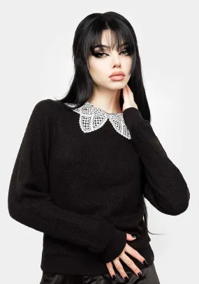 Sanctum Lace Collar Jumper