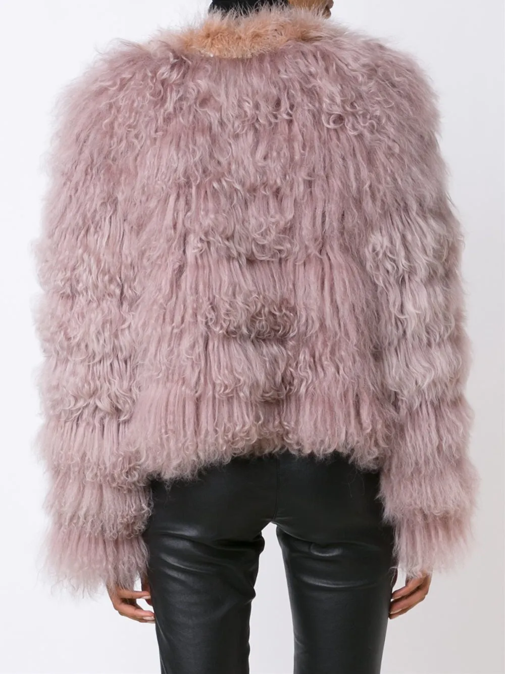 shaggy shearling jacket