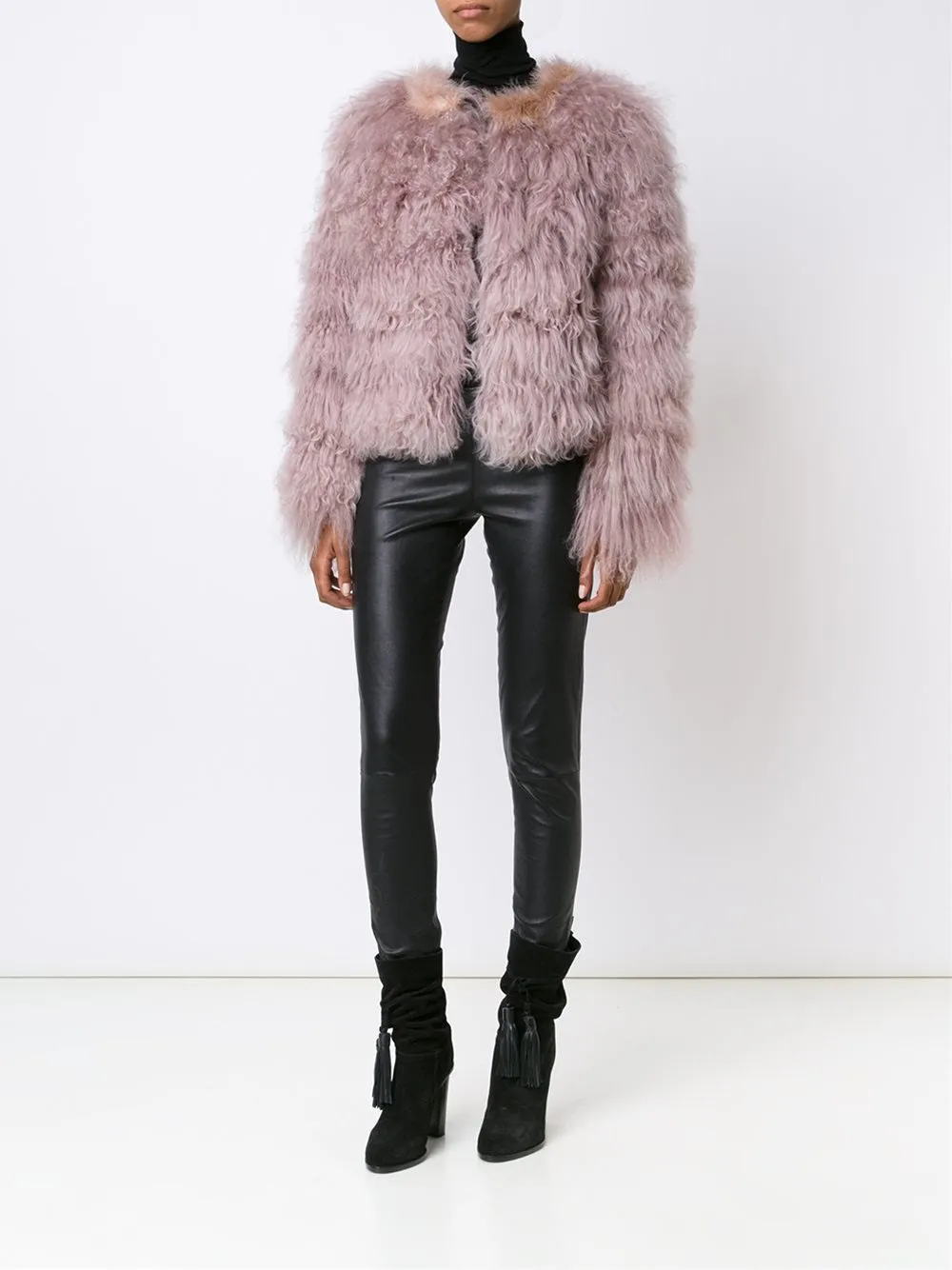 shaggy shearling jacket