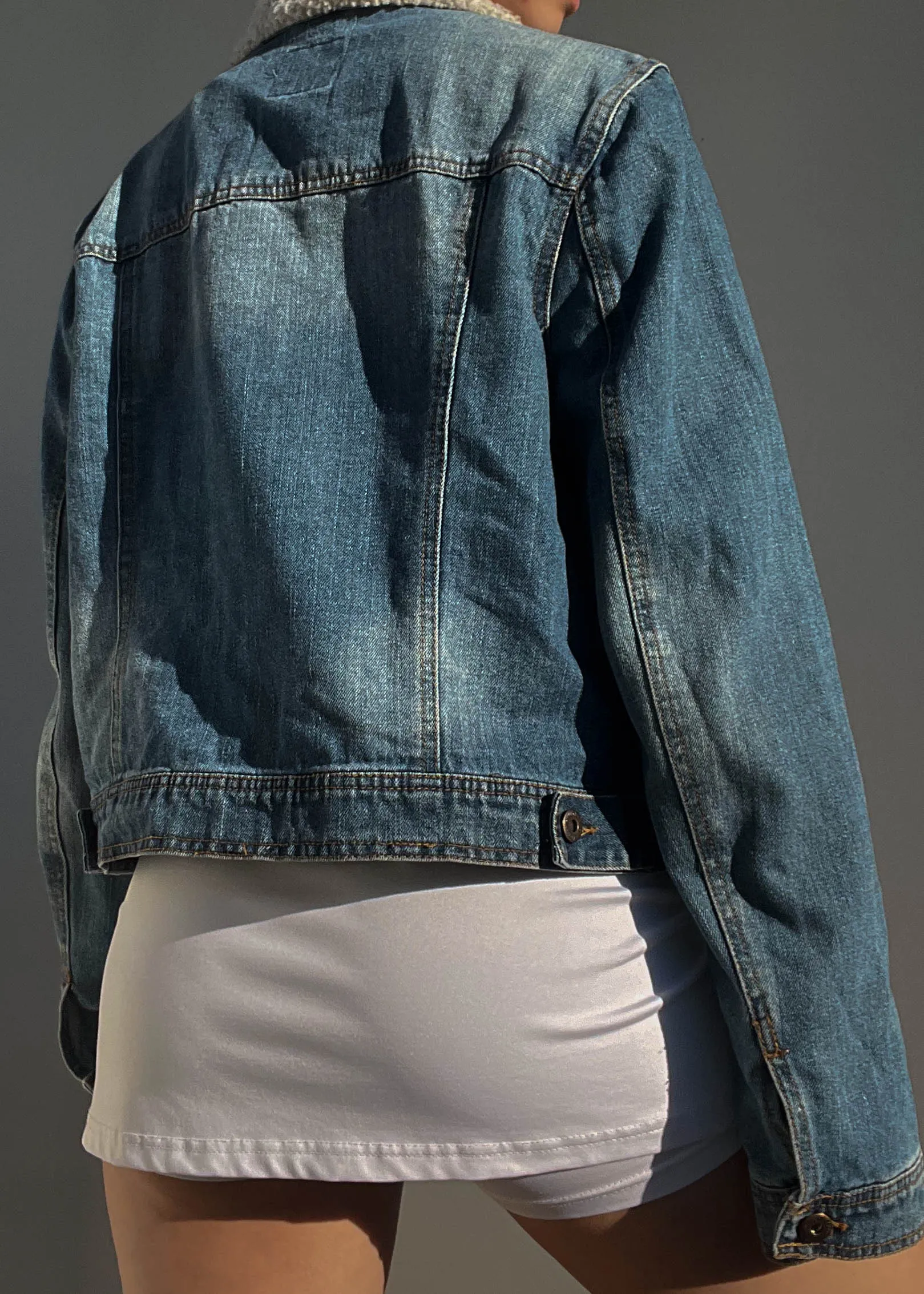 Sherpa & Denim Jacket (L)