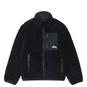 SHERPA REVERSIBLE JACKET BLACK