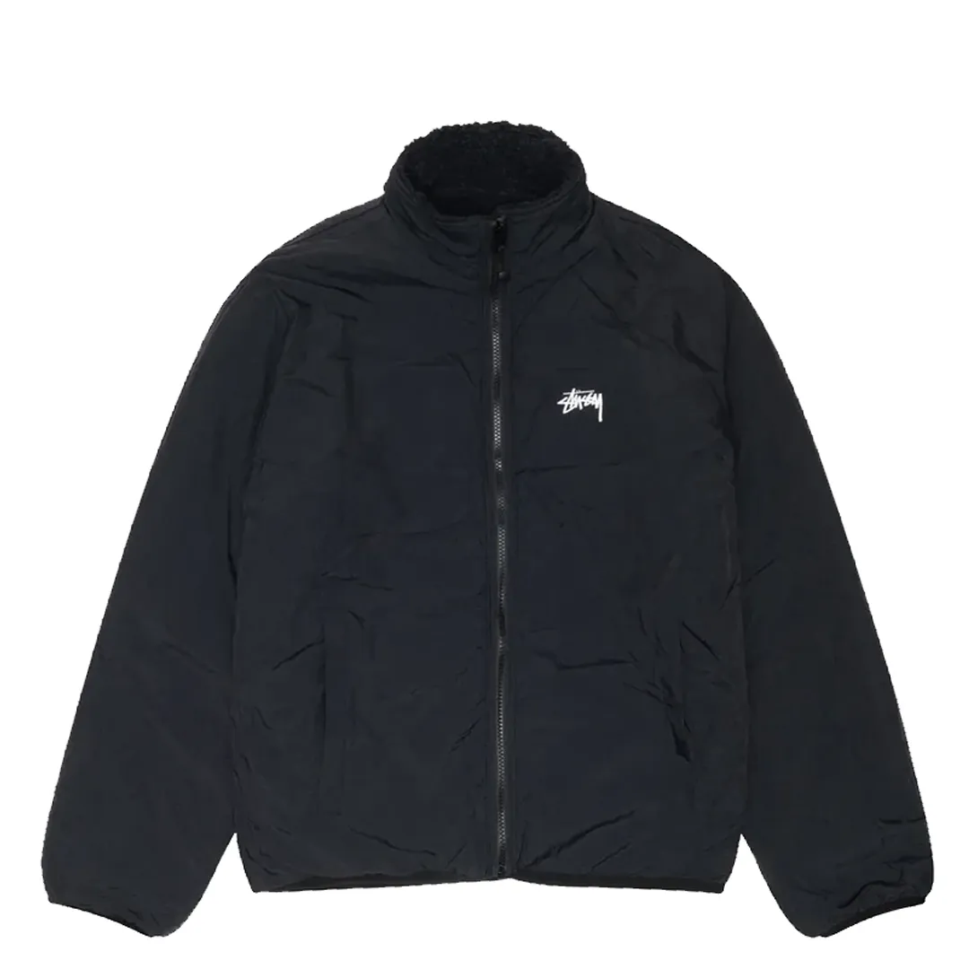 SHERPA REVERSIBLE JACKET BLACK