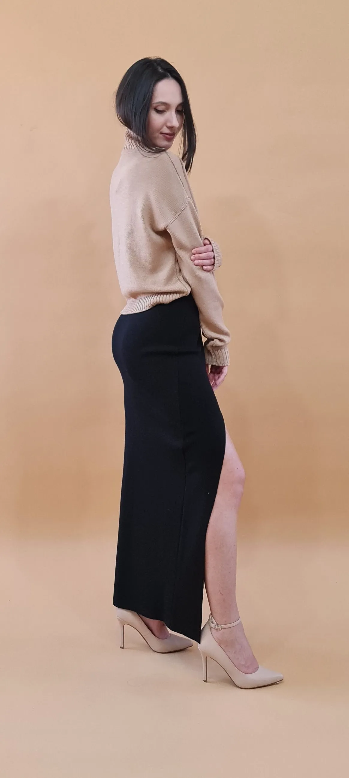 Silenzio Merino Maxi Skirt