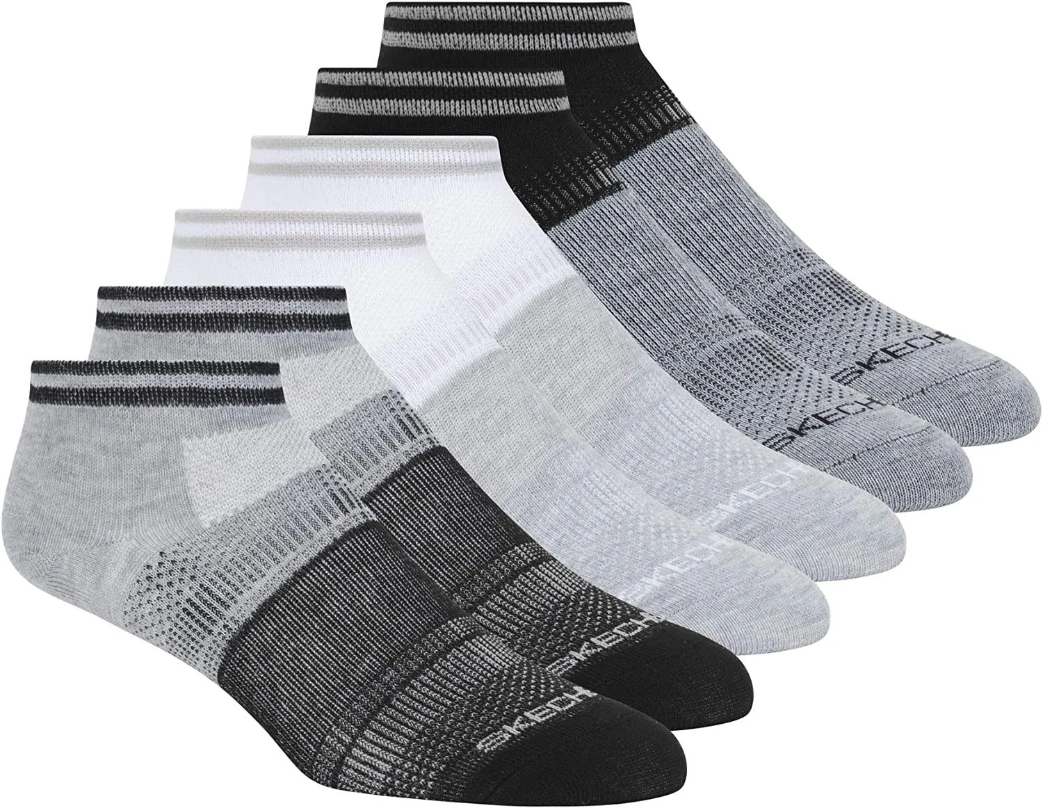 Skechers Women's 6-Pack Low Cut Socks