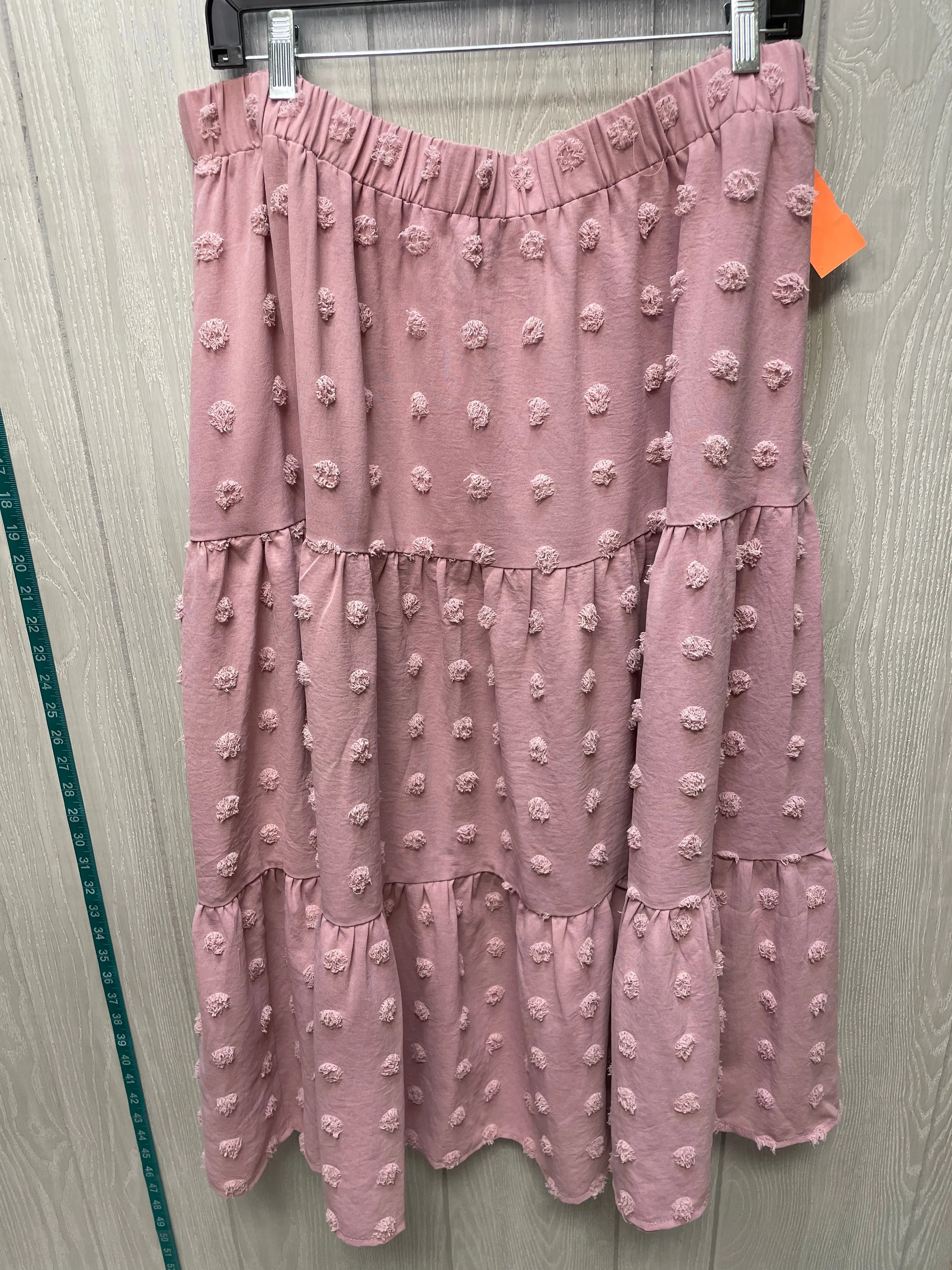 Skirt Maxi By Shein In Pink, Size: 20