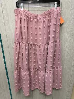 Skirt Maxi By Shein In Pink, Size: 20