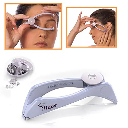 SLIQUE Hair Threading Machine for Women, Manual Facial Hair Removal Machine, Hair Removing Machine, Threading Machine for Girls and Women, Portable and Easy to Use Hair Removing Machine