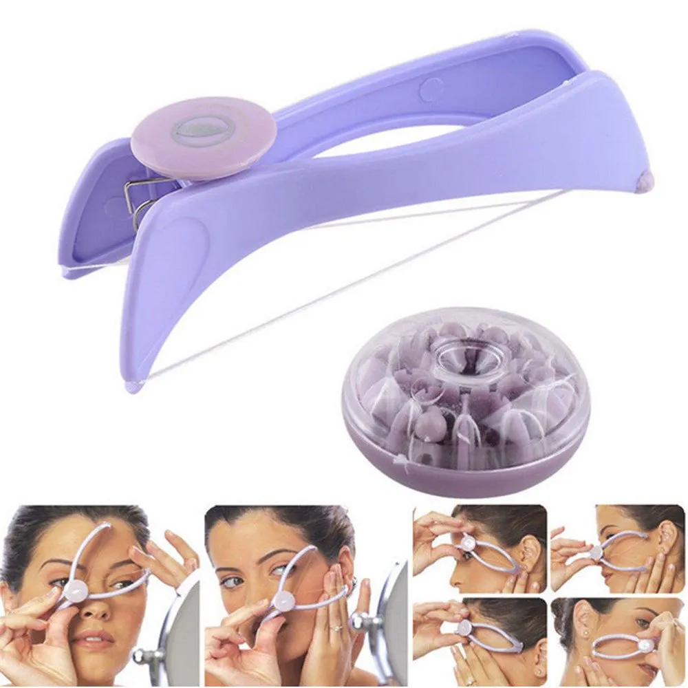 SLIQUE Hair Threading Machine for Women, Manual Facial Hair Removal Machine, Hair Removing Machine, Threading Machine for Girls and Women, Portable and Easy to Use Hair Removing Machine