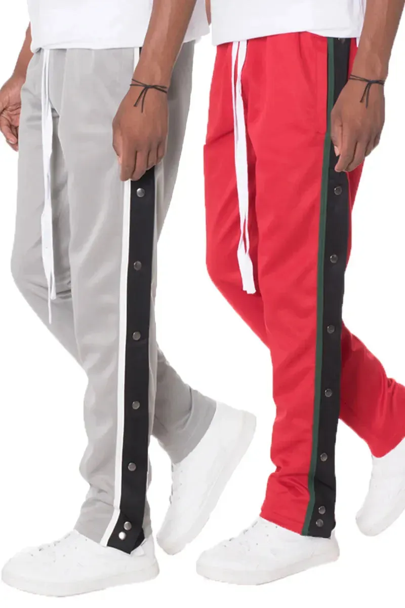 Snap Button Track Pants