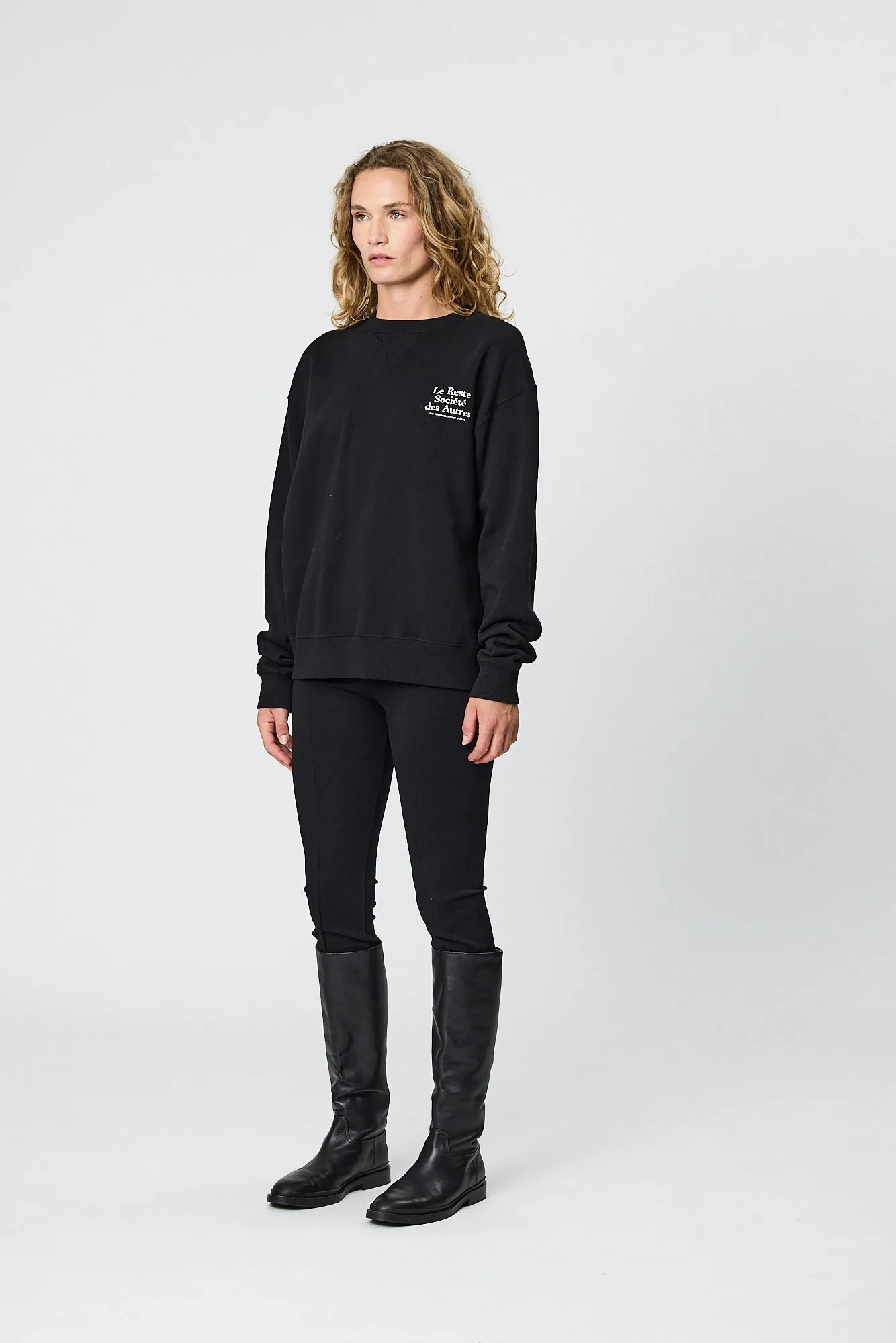 SOCIETY SWEATSHIRT - BLACK