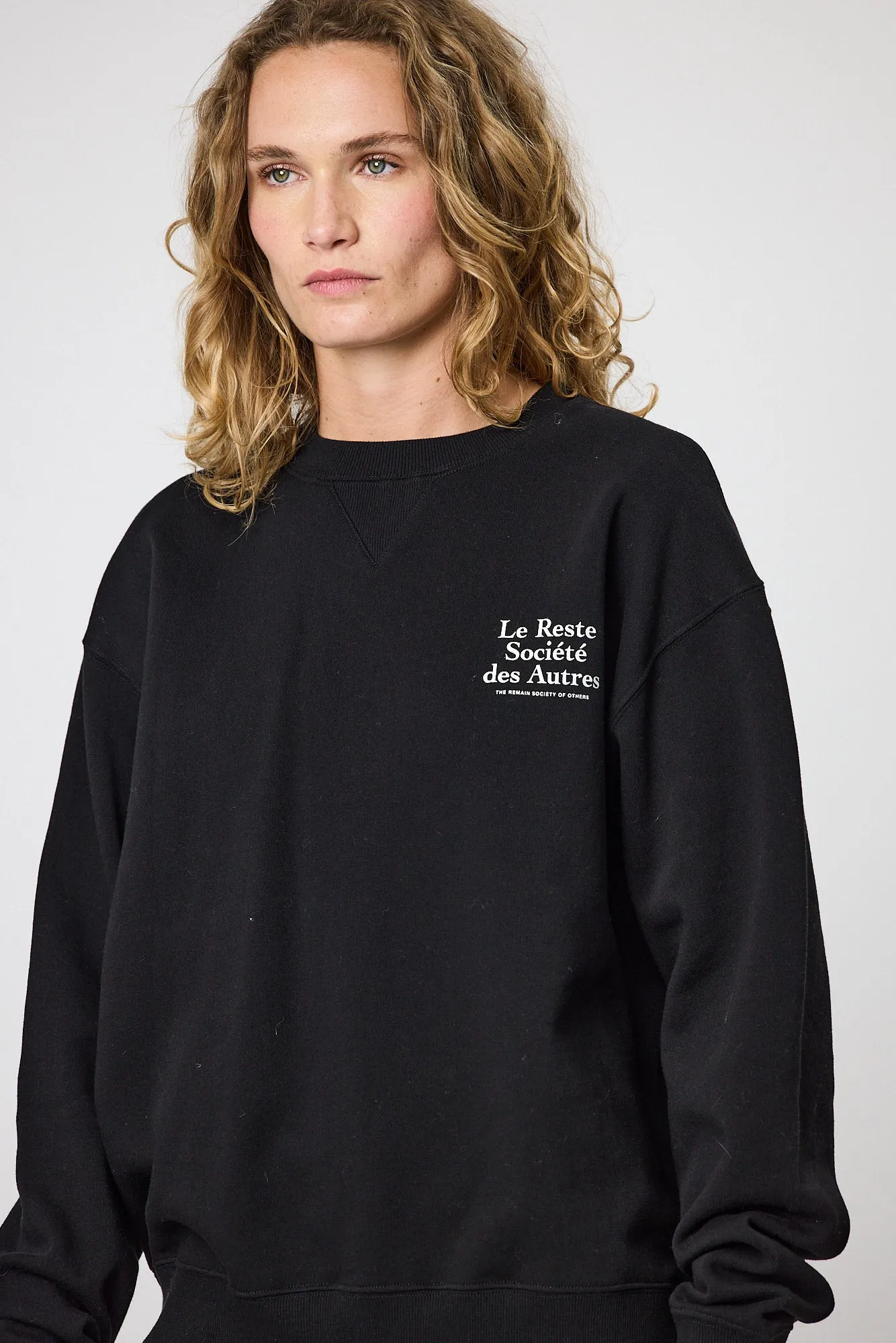 SOCIETY SWEATSHIRT - BLACK