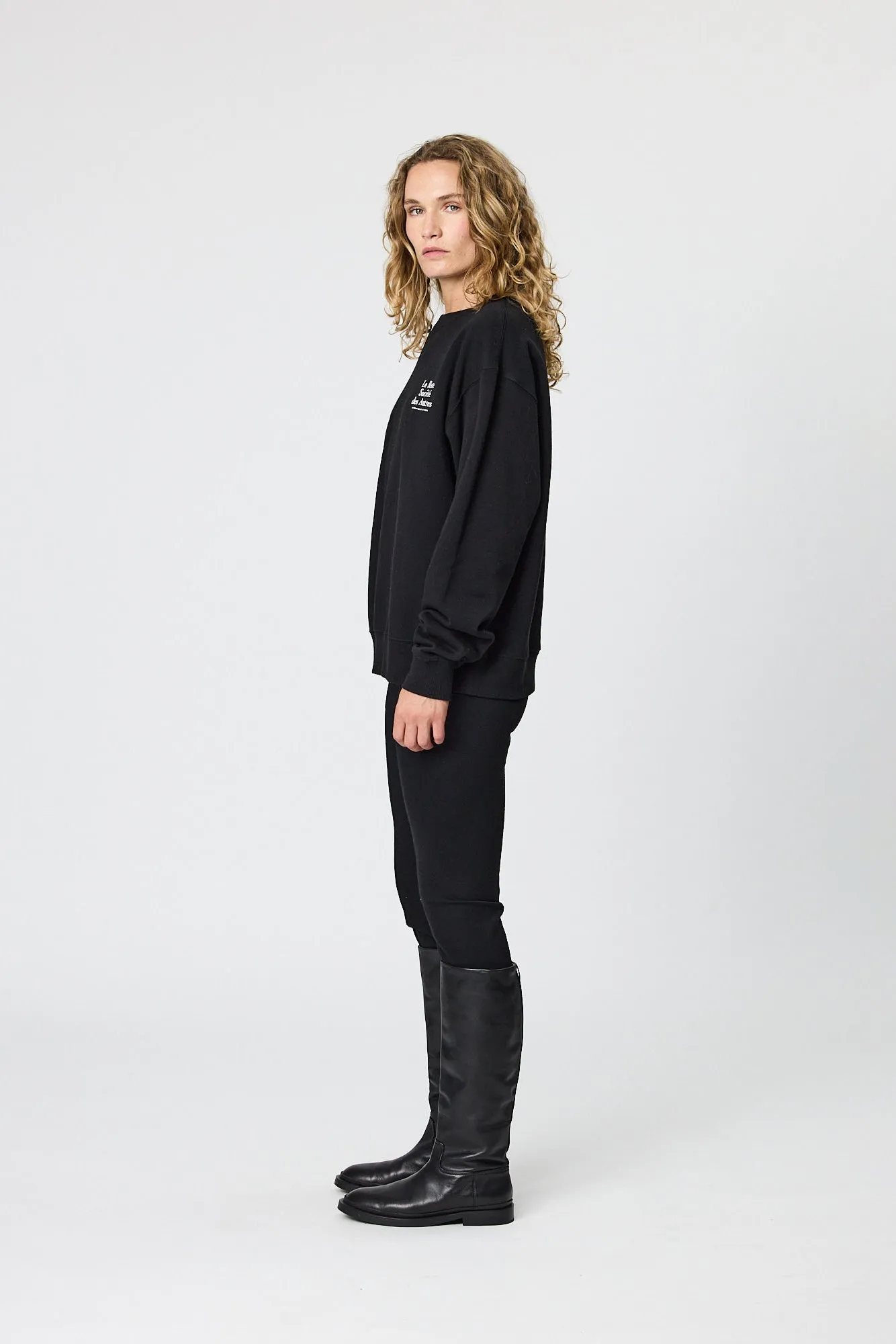 SOCIETY SWEATSHIRT - BLACK