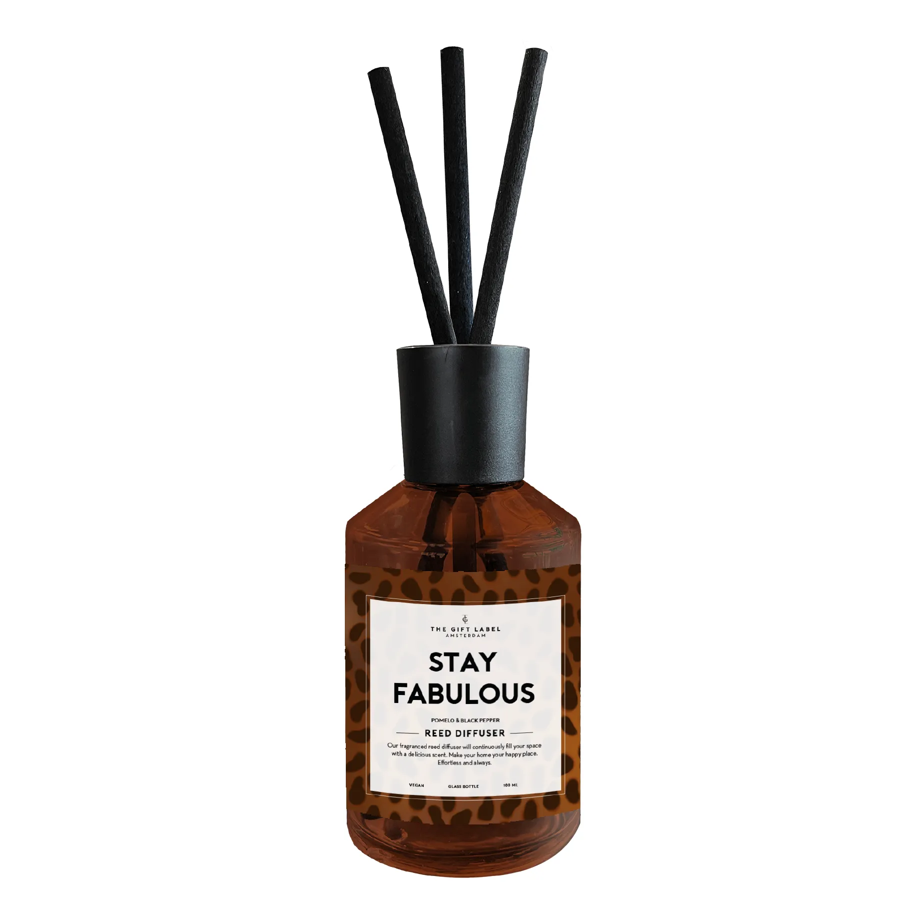 'Stay Fabulous' Candle & Diffuser Home Gift Set | Pomelo & Black Pepper