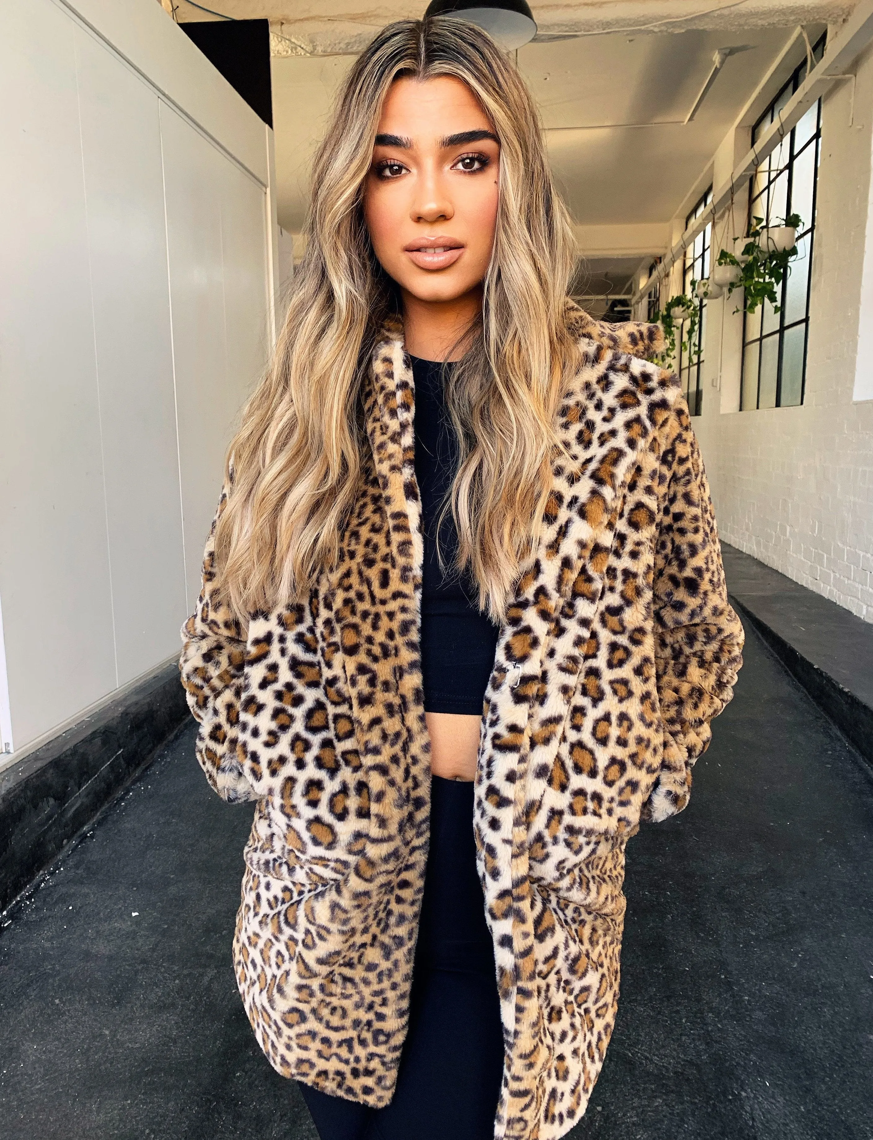 Stefani Coat - Leopard