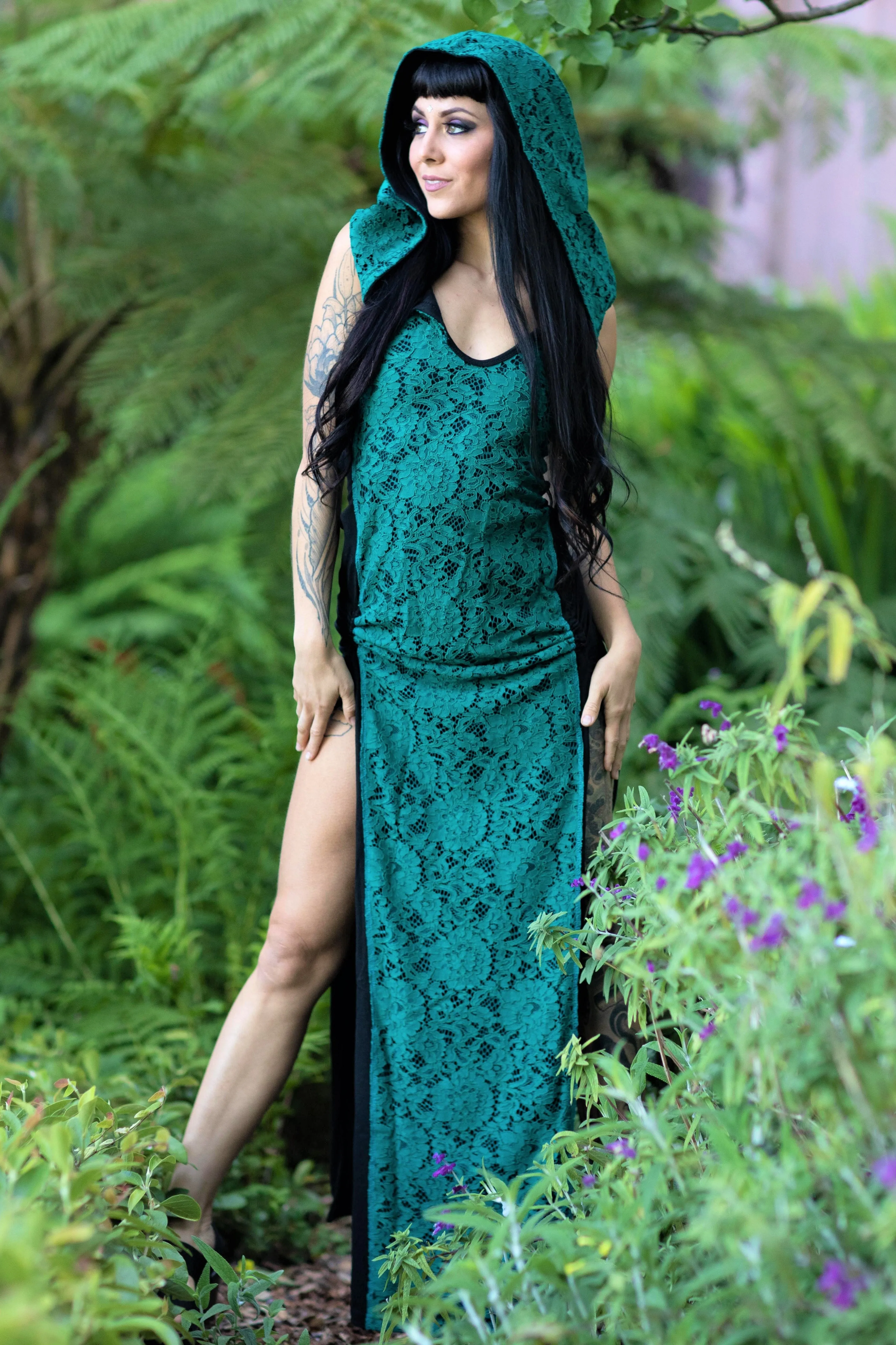 Storm Priestess Hooded Dress