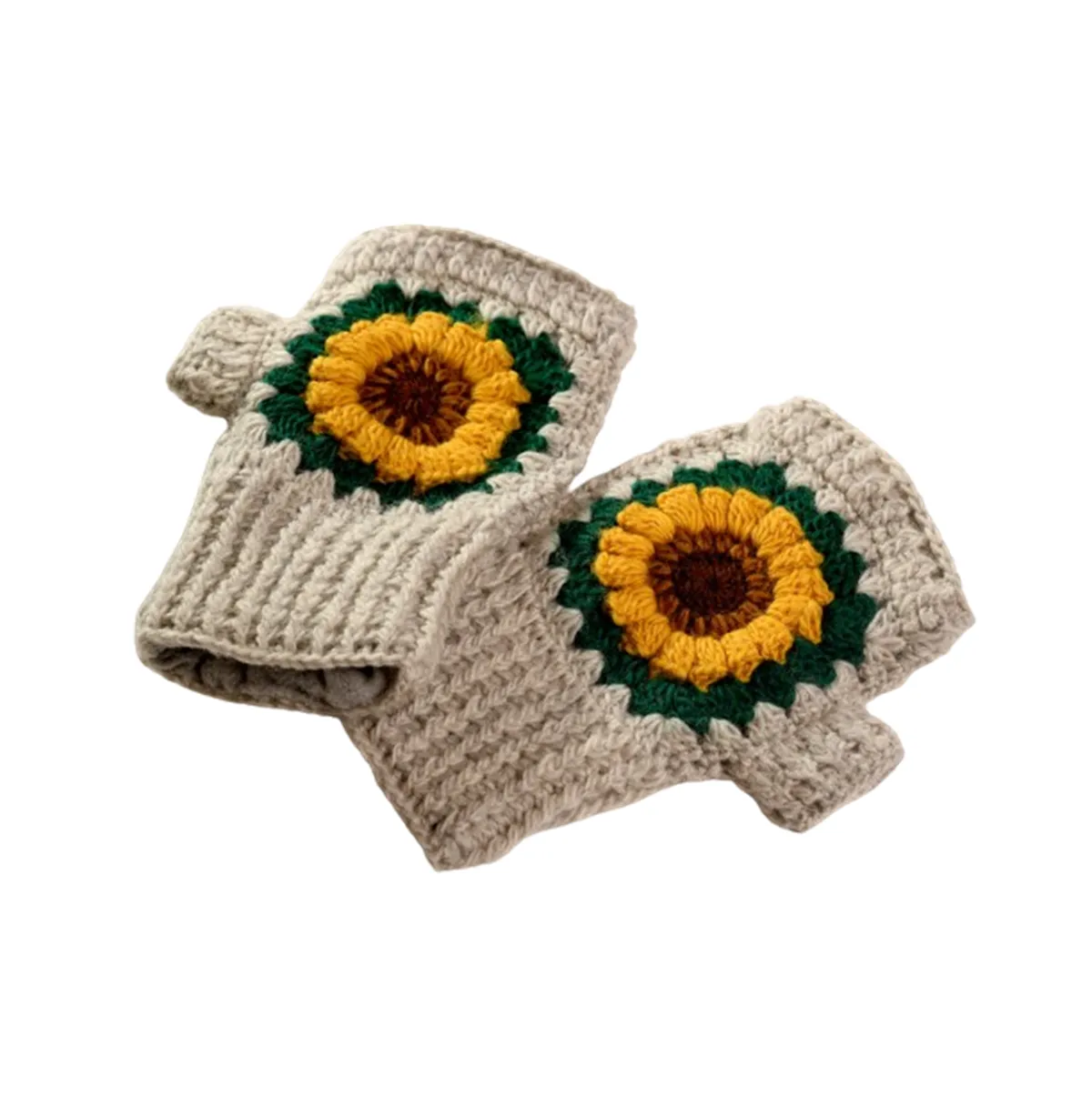 Sunflower Handwarmers