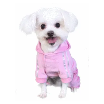 Teddy Jumper Dog Track Suit - Pink