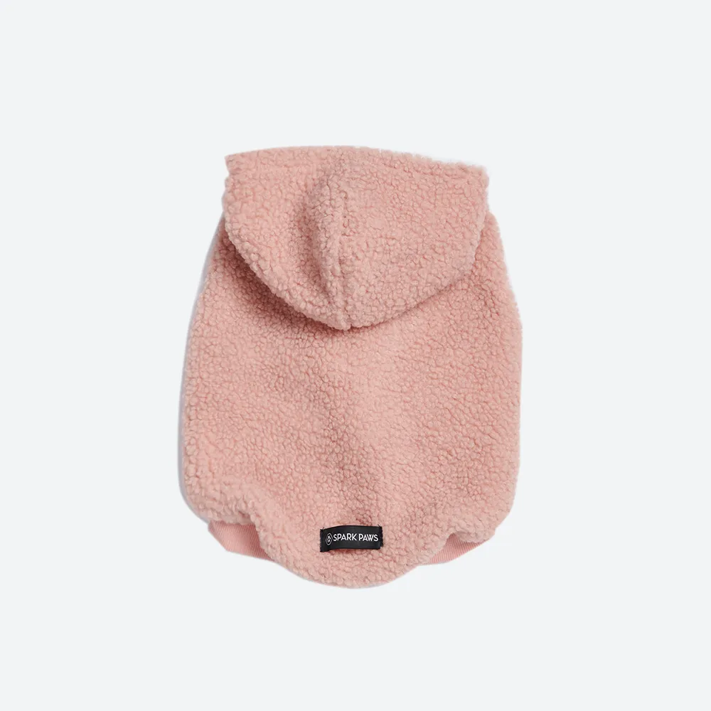 Teddy Sherpa Dog Jacket - Pink