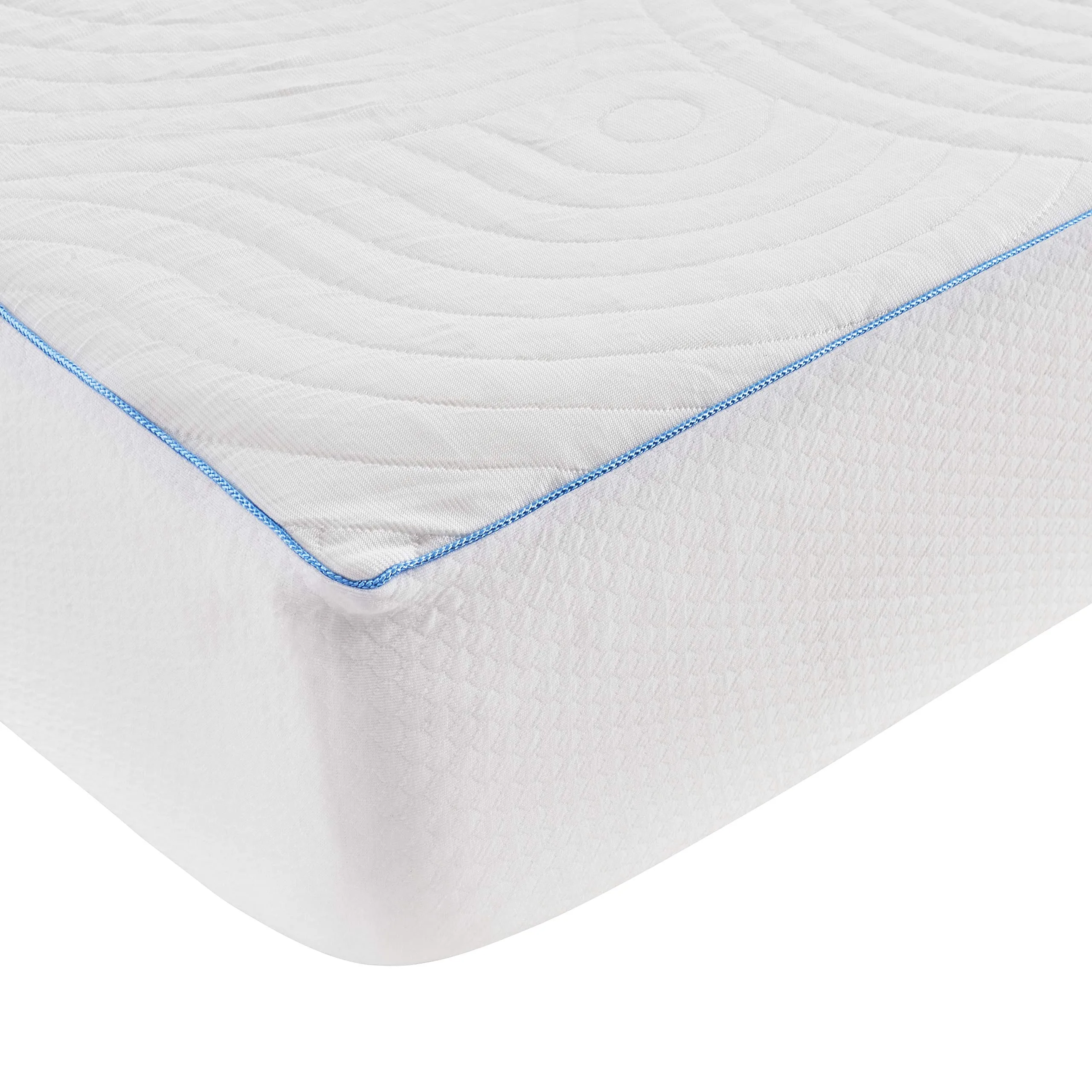 Tempur-Pedic Cool Luxury Fitted Mattress Protector – Cool and Comfortable Luxury Knit - Waterproof to Protect Against Spills and Stains – Machine Washable, King Sized, White