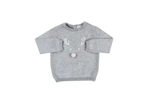 The Little White Company, Baby Girls Reindeer Jumper, 12-18 Months