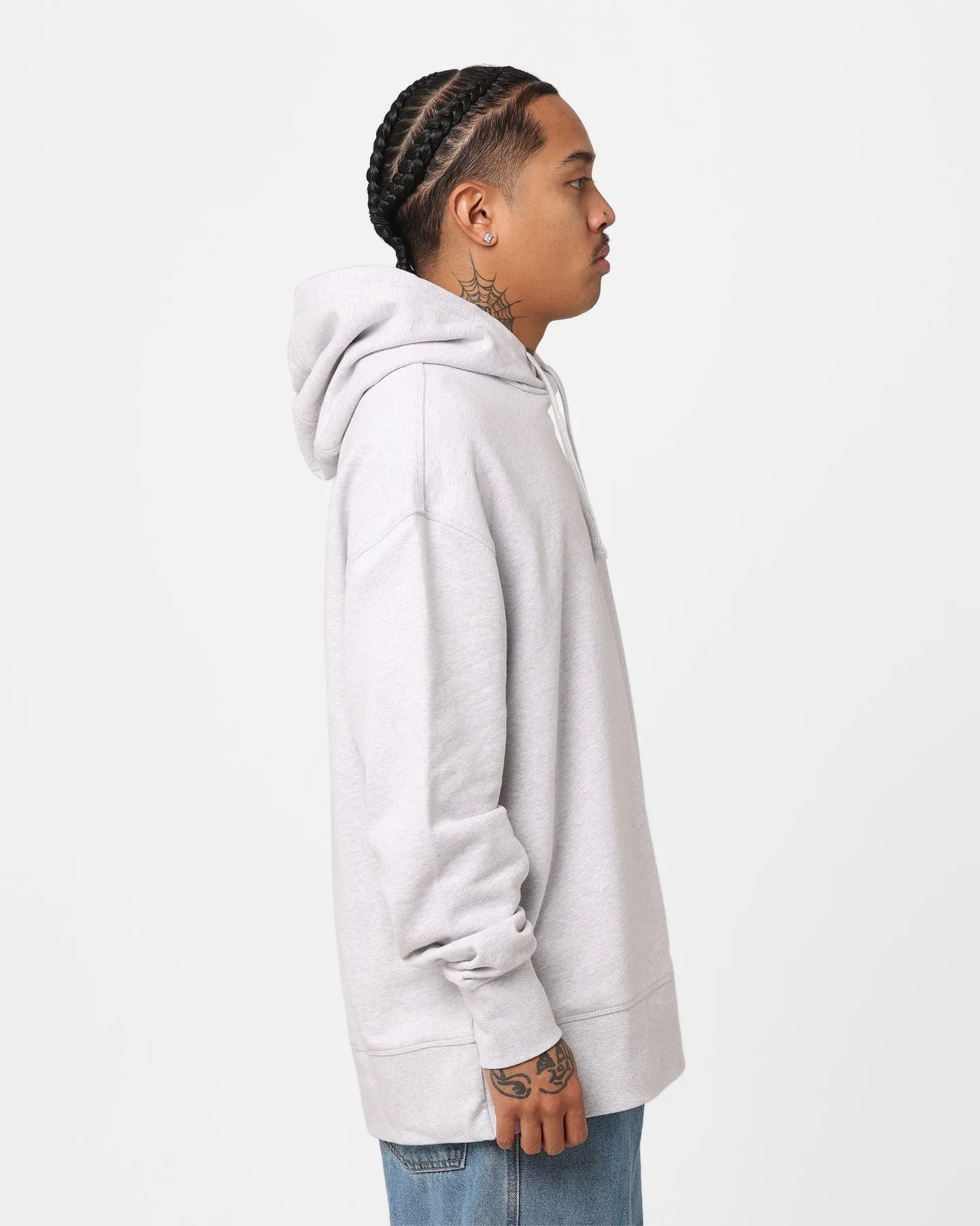 Tommy Jeans Relaxed Luxe Hoodie Silver Grey Heather