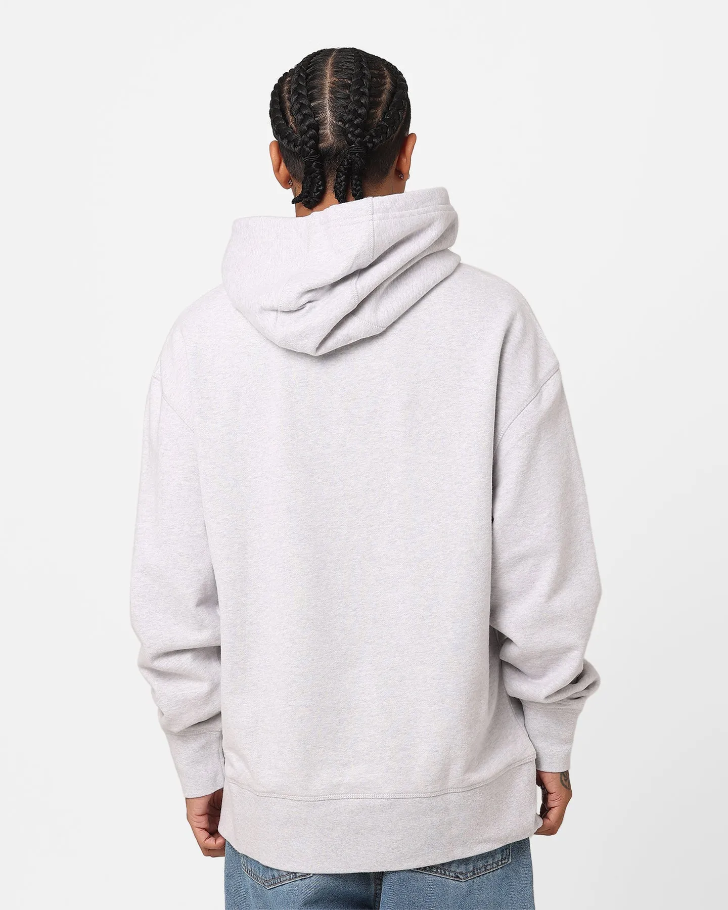 Tommy Jeans Relaxed Luxe Hoodie Silver Grey Heather