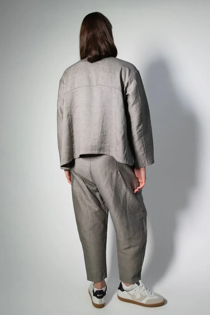 Transit Par Such Textured Grey Pants