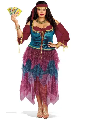 Travelling Gypsy Deluxe Womens Plus Size Costume