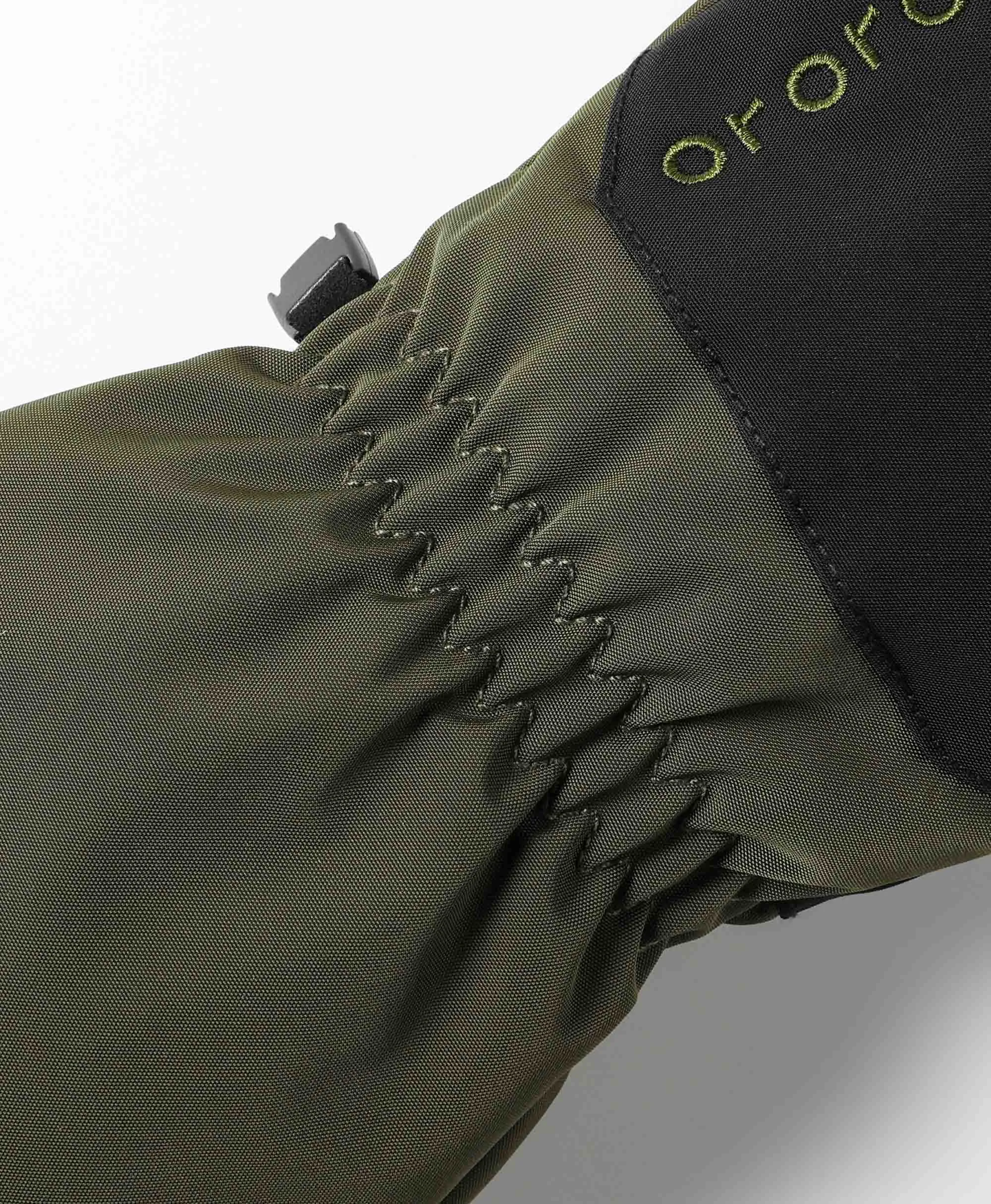 Unisex Shell Gloves - Dark Green / Flecking Grey