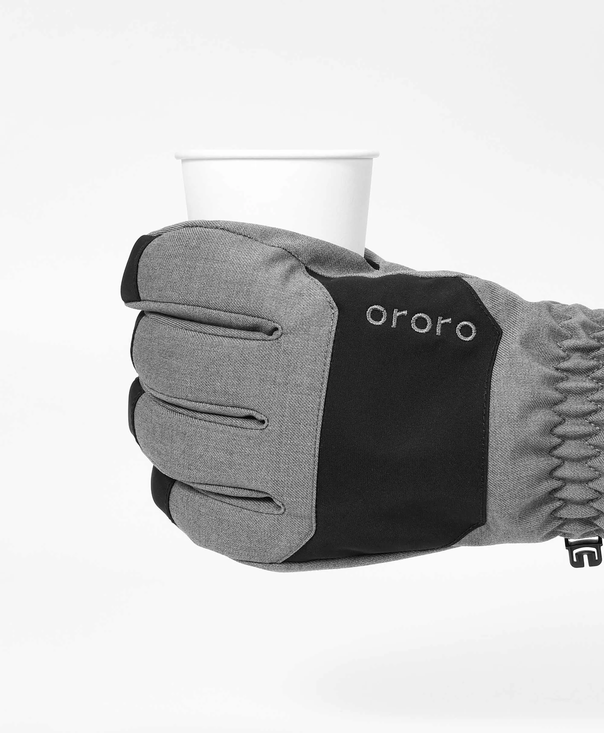 Unisex Shell Gloves - Dark Green / Flecking Grey