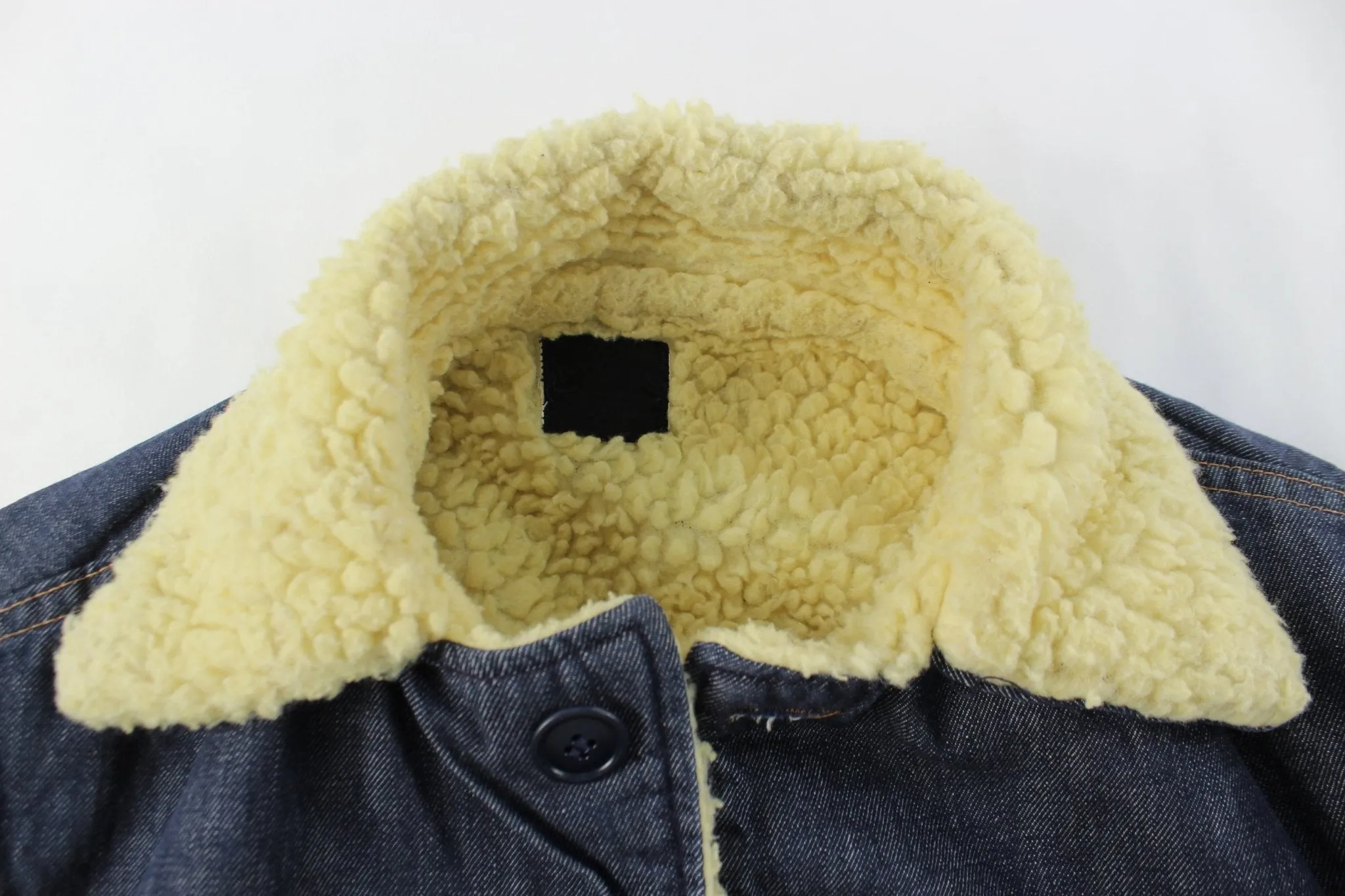 Vintage Sears Roebucks Sherpa Denim Jacket