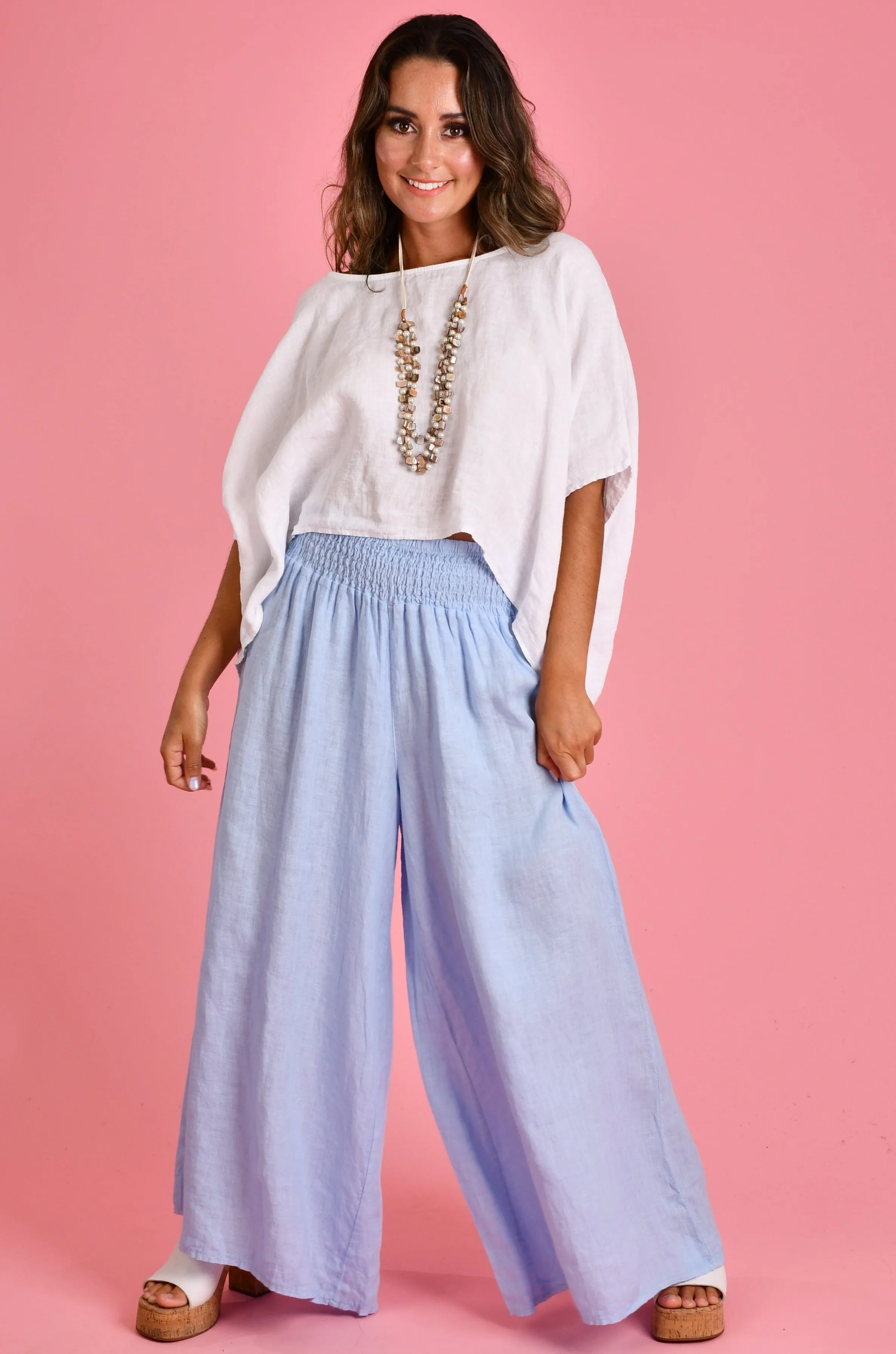 VLSP004 (24P154) - AMALFI PANT - SKY BLUE