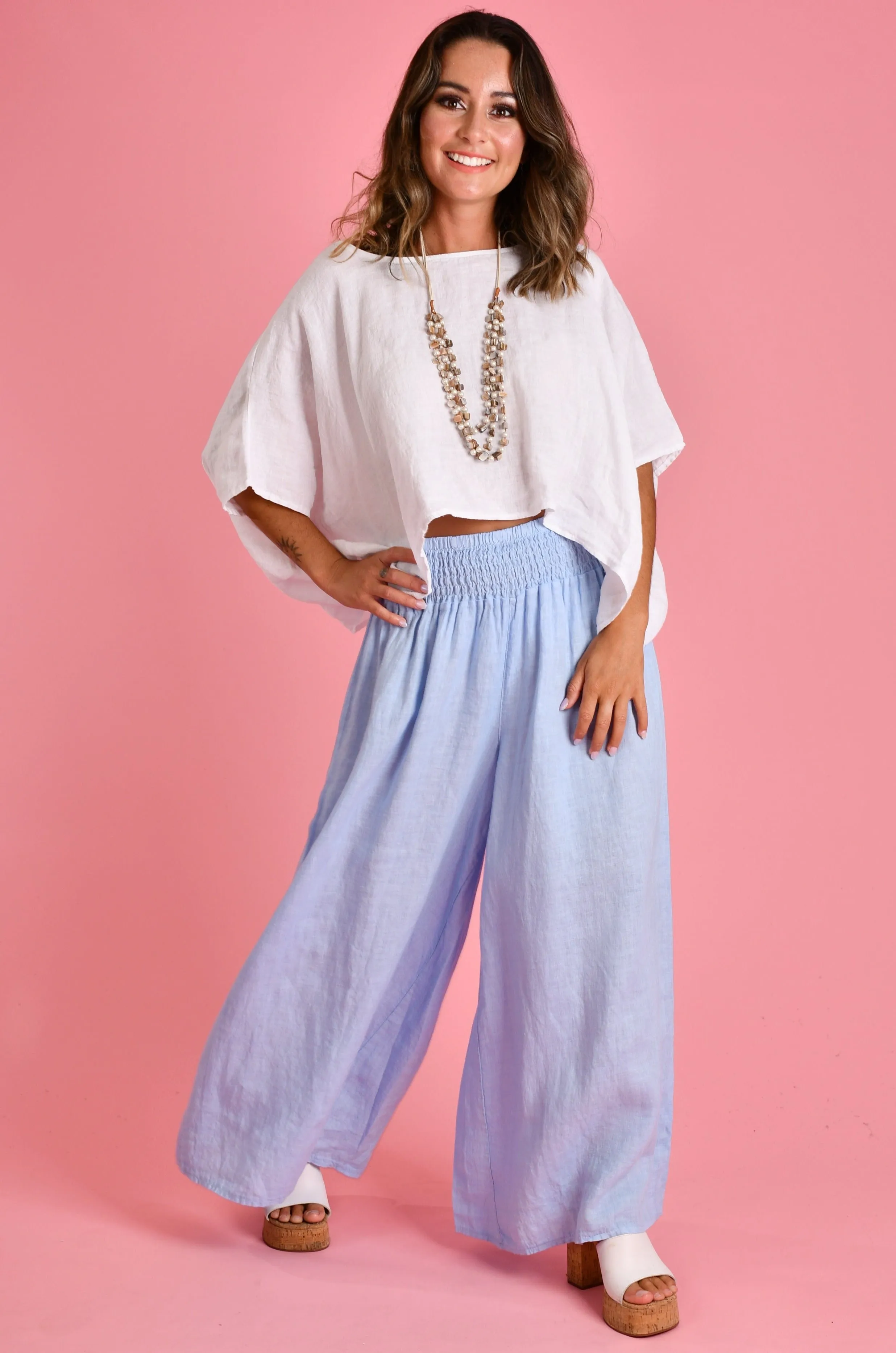 VLSP004 (24P154) - AMALFI PANT - SKY BLUE