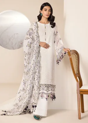 White Formal Suit - Alizeh - Lamhay Formals '23 - V15D07 - Abar