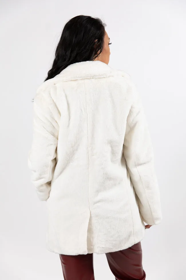 Wilmington Winters Ivory Fur Coat FINAL SALE