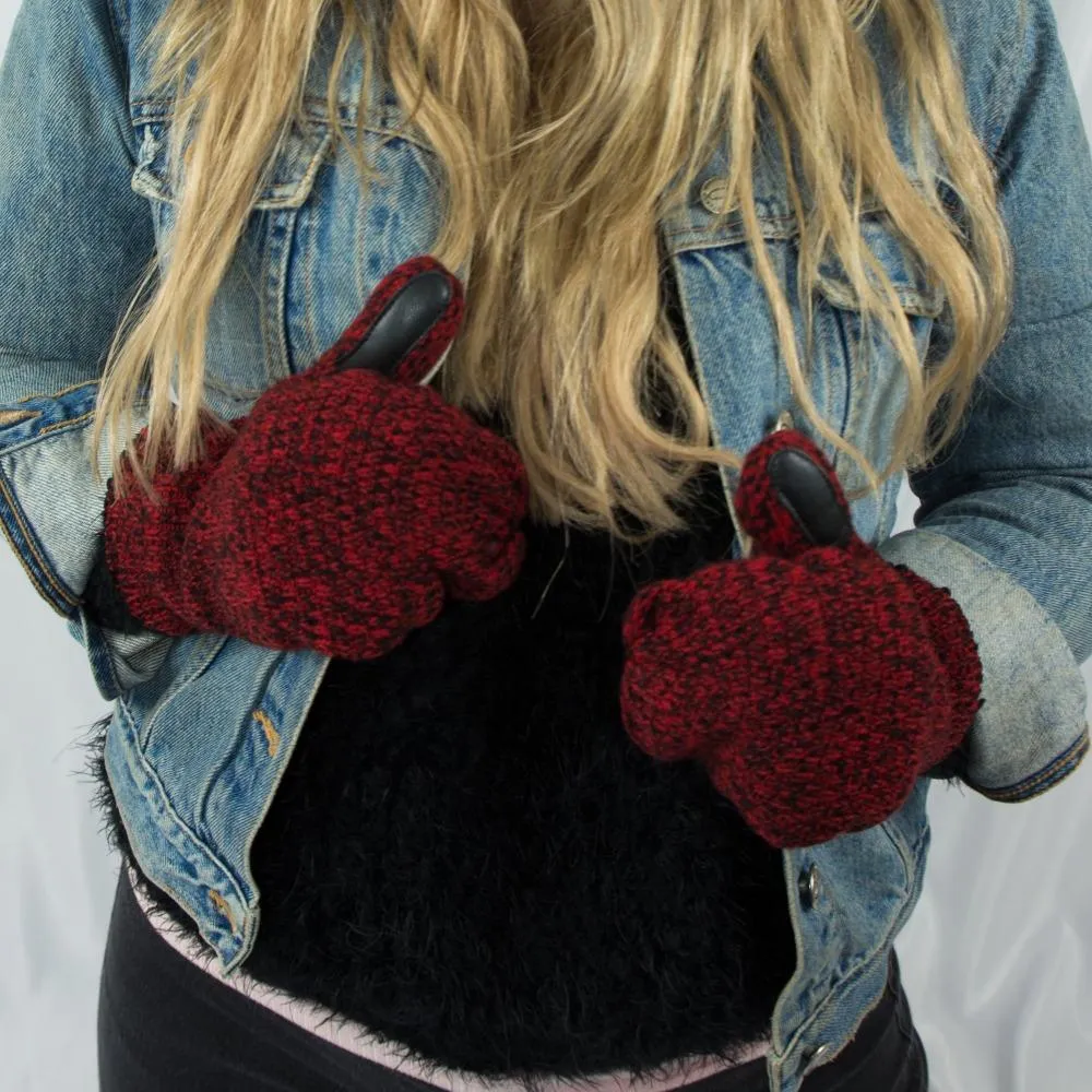 Women’s Marled Knit Mittens