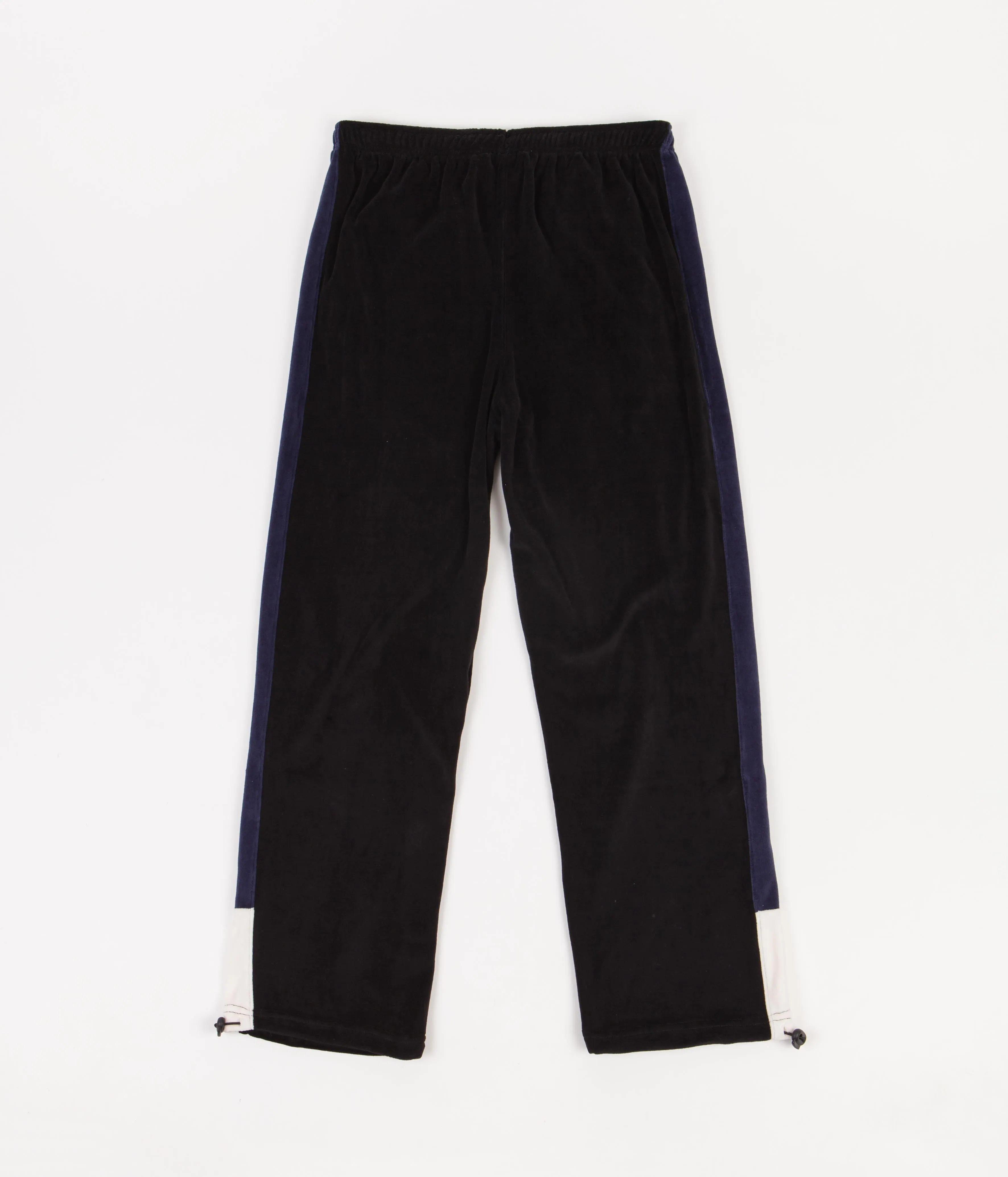 Yardsale Milano Velour Track Pants - Two Tone Blue / Grey